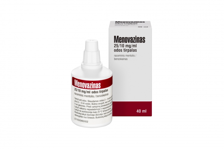 Menovazinas, 40 vnt.