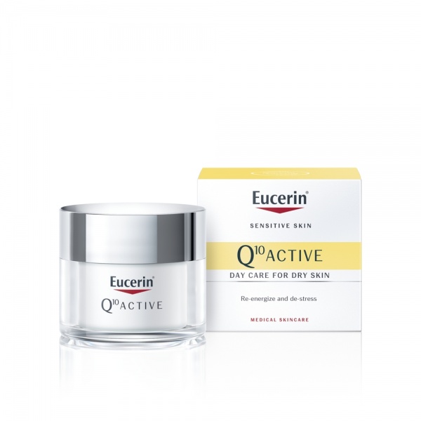 EUCERIN dieninis kremas Q10 ACTIVE jautriai odai, 50 ml