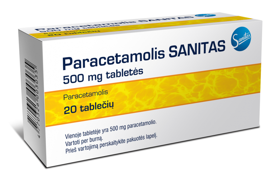 Paracetamolis SANITAS