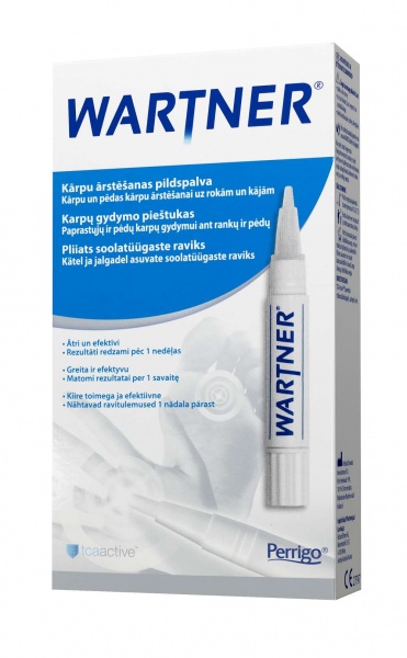 WARTNER pieštukas karpoms šalinti, 1,5 ml