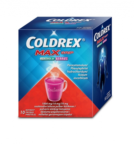 COLDREX MaxGrip MENTHOL & BERRIES