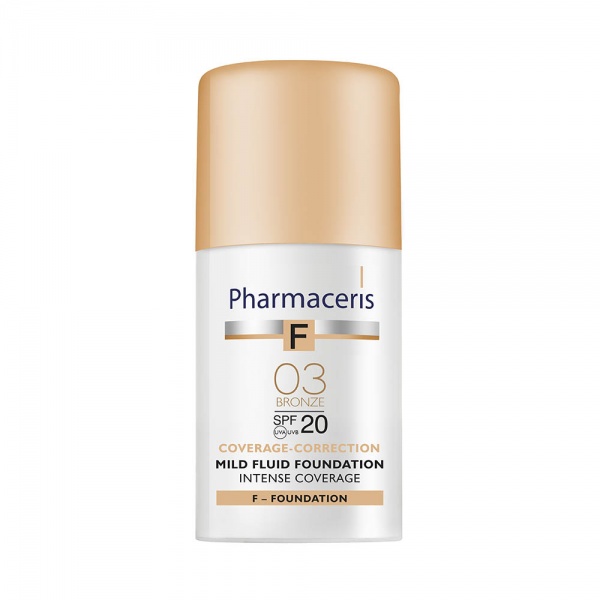 PHARMACERIS maskuojanti pudra F BRONZE, Nr. 03, SPF20, 30 ml | Camelia