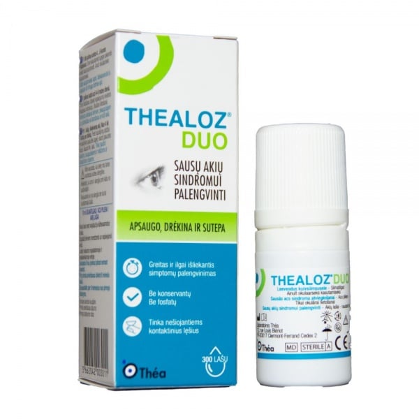 THEALOZ akių lašai DUO, 10 ml | Camelia