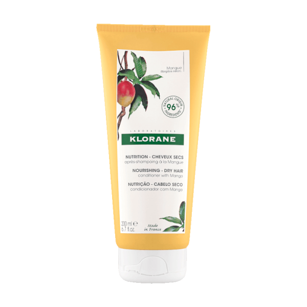 KLORANE kondicionierius su mango sviestu sausiems plaukams, 200 ml