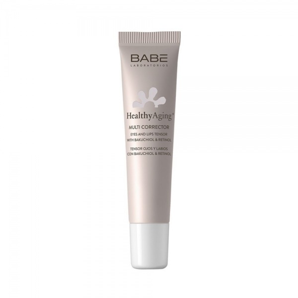 BABÉ daugiafunkcis akių ir lūpų srities kremas HEALTHY AGING+, 15 ml