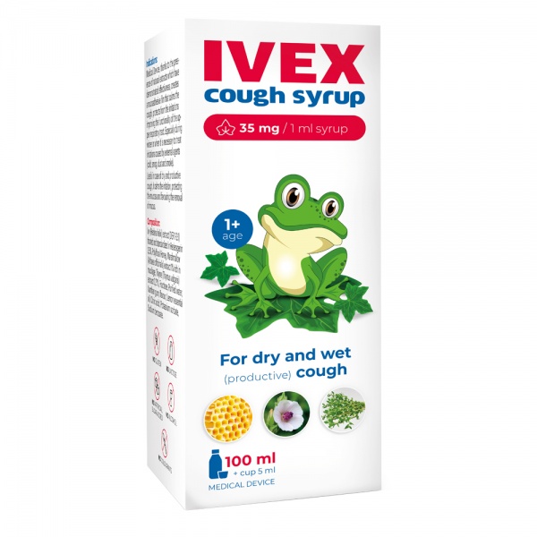 IVEX sirupas nuo kosulio, 100 ml