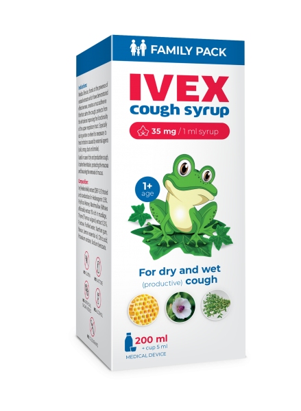 IVEX sirupas nuo kosulio, 200 ml