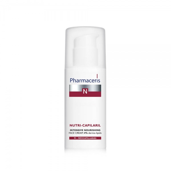PHARMACERIS N maitinamasis kremas NUTRI CAPILARIL, 50 ml