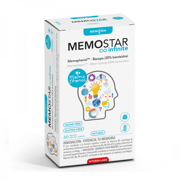 MEMOSTAR maisto papildas INFINITE, 60 kaps.