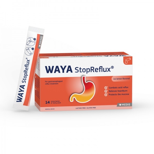 WAYA geriamoji suspensija STOPREFLUX, 14 pak. x 10,8 g