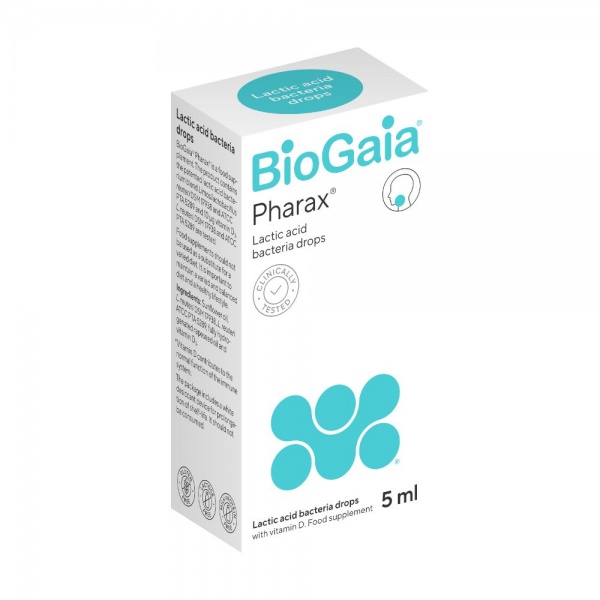 BIOGAIA maisto papildas geriamieji lašai PHARAX, 5 ml