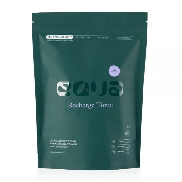 EQUA maisto papildas elektrolitai RECHARGE TONIC, mėlynių skonio, 20 pak.