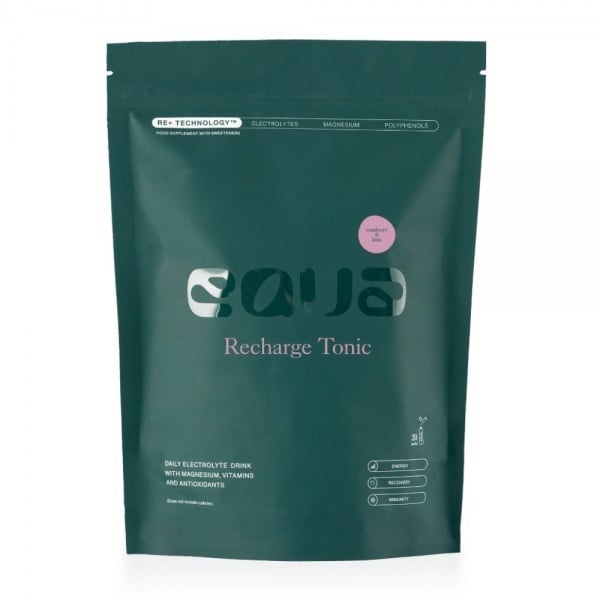 EQUA maisto papildas elektrolitai RECHARGE TONIC, spanguolių ir žaliosios citrinos skonio, 20 vnt.