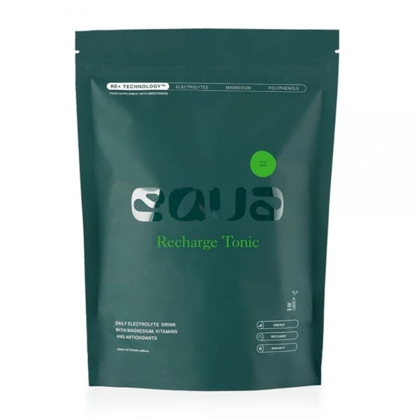 EQUA maisto papildas elektrolitai RECHARGE TONIC, rūgščiųjų obuolių skonio, 20 pak.